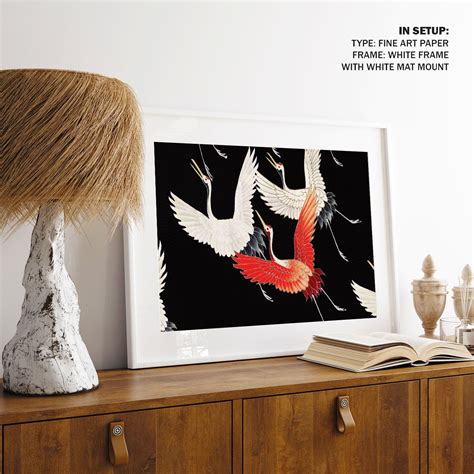 Flying Cranes: Buy Japanese Painting & Art Prints Online – Dessine Art