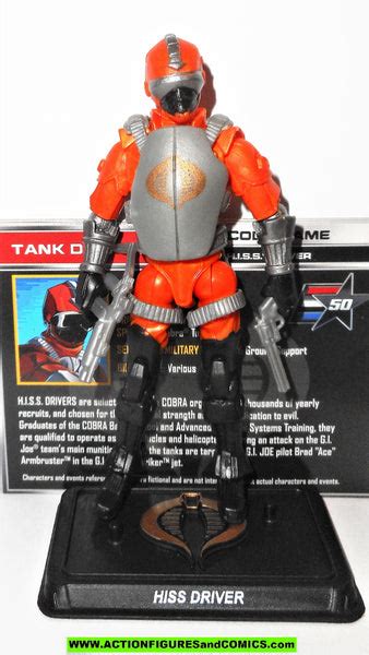 gi joe HISS DRIVER 2015 v5 orange 50th anniversary complete g i – ActionFiguresandComics