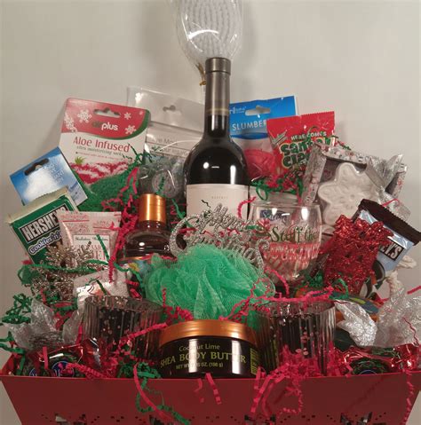 Wine, Spa and Chocolates Gift Basket. This is the perfect gift for woman who like to have a ...