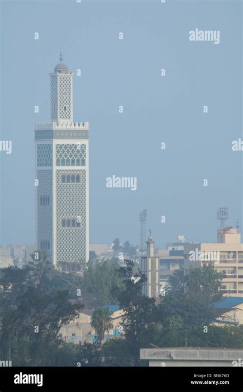 Africa, Senegal, Dakar. Capital city of Dakar, port area. Downtown ...