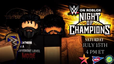 ROBLOX WWE: WWE Night of Champions 2023 - YouTube