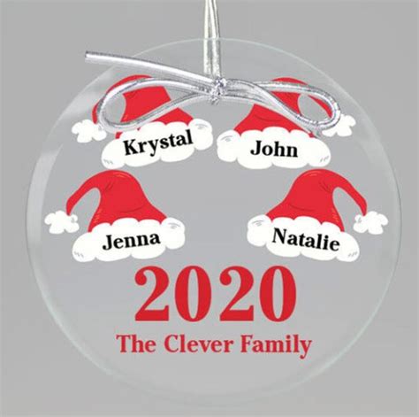 Personalized Family Christmas Ornaments Custom Christmas - Etsy