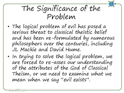 The Problem of Evil The Logical Problem Epicurus