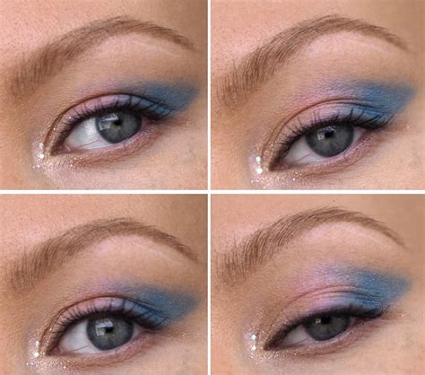 Easy blue makeup look - tutorial - Charlotta Eve