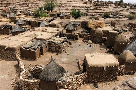 Dogon Village in Mali, West Africa - Cliff in Bandiagara