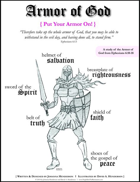 Free Printable Armor Of God Printables - Printable Visions Dureel