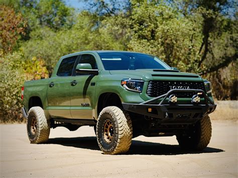 2020 TOYOTA TUNDRA TRD PRO ARMY GREEN 5.7L V8 6" LIFT 37" TIRES ...