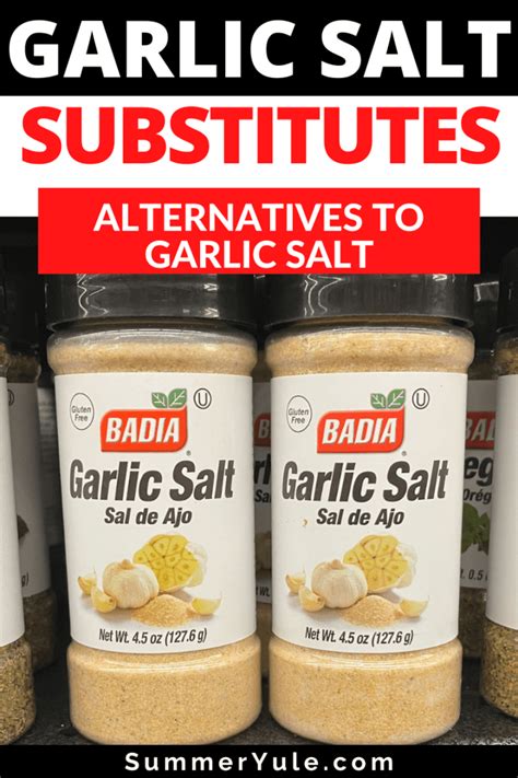 Garlic Salt Substitute (11 Garlic Salt Alternative or Replacements)