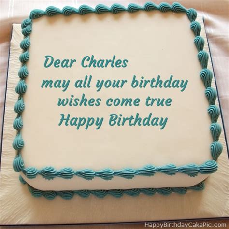 ️ Happy Birthday Cake For Charles