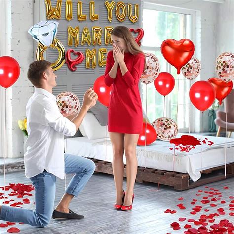 Will You Marry Me Balloons Marry Me Balloons Marriage Proposal Ideas ...