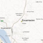 Encarnacion Map Paraguay - ToursMaps.com