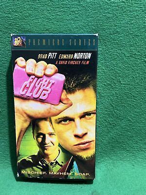 FIGHT CLUB PREMIERE Series VHS 20th Century Fox 2000760 2000 ( New Open Box) $34.00 - PicClick