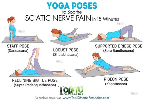 5 Yoga Poses to Relieve Sciatic Nerve Pain | Top 10 Home Remedies