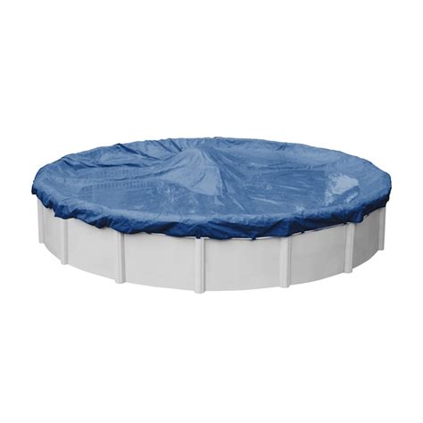 Pool Mate 24-ft x 24-ft CoMMercial Polyethylene Winter Round Pool Cover at Lowes.com