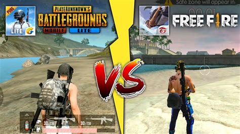 Free Fire Vs PUBG Mobile Lite Which one is best | Game Comparison - YouTube