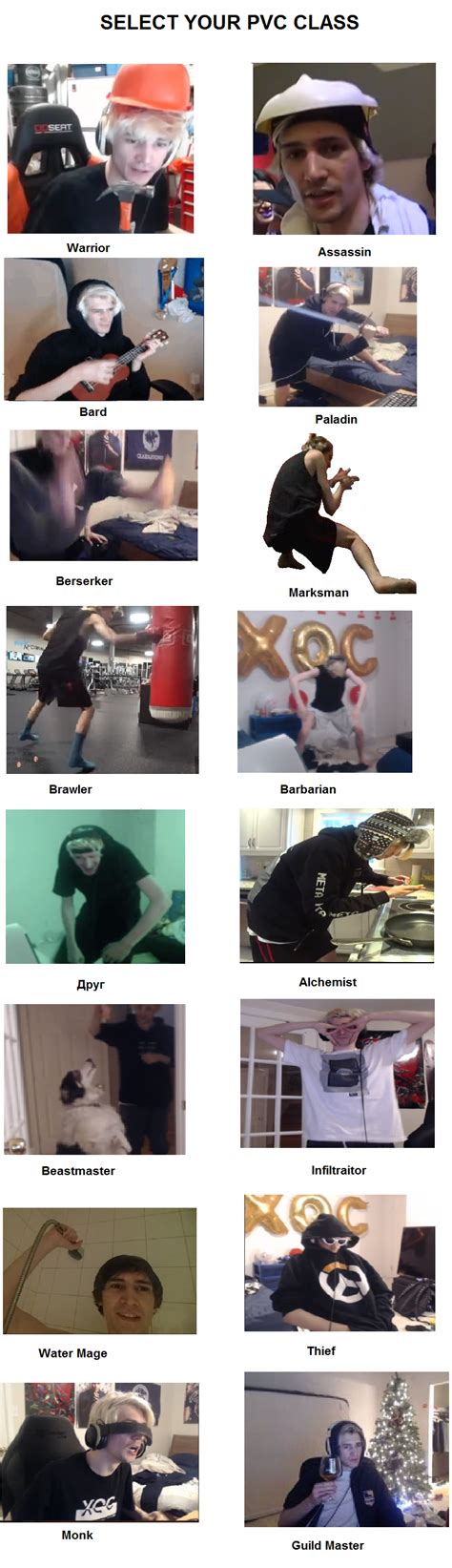 PVC has such a wide range of Pepega styles : r/xqcow