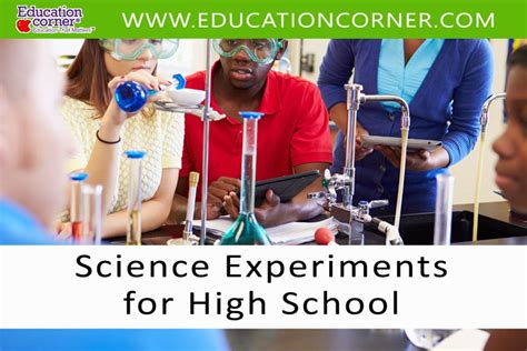 30 Best Science Experiments & Projects for High School