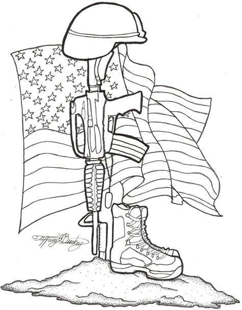Soldier Memorial Drawing