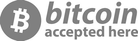 Bitcoin Accepted Here BTC Logo PNG Transparent – Brands Logos