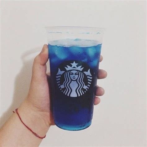 ∽ → ☾ṡṭѧʏ ғıєяċє ʟȏṿєṡ ☾← ∽ what never ever seen blue Starbucks lol ...