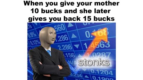 Stonks Meme Man Face