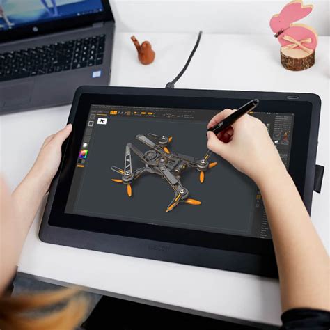 Wacom Cintiq 16 Creative Pen Display Drawing Tablet Black DTK1660K0A ...