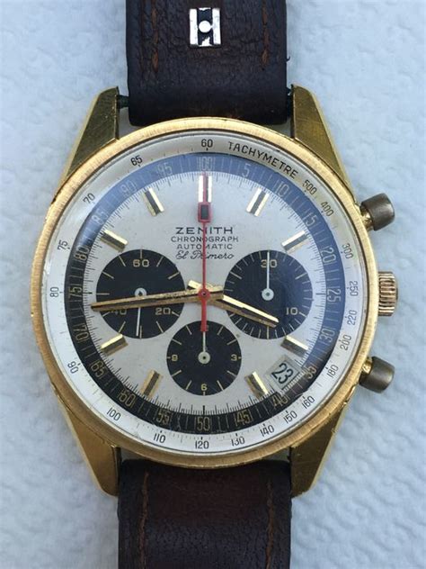 Zenith Vintage Gold Chronograph 1969 El Primero 3019 ONLY FOR COLLECTORS - Catawiki