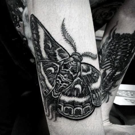 White Moth Tattoo