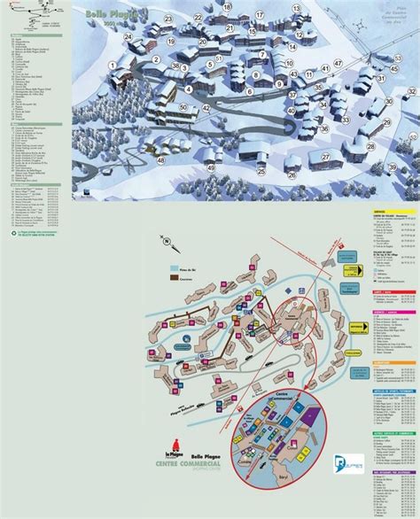 Belle Plagne map | Map