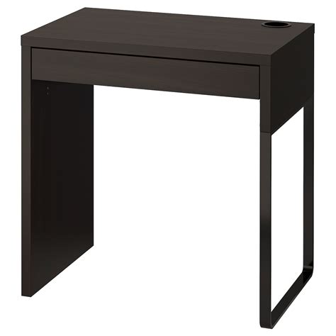 MICKE Desk, black-brown, 73x50 cm - IKEA