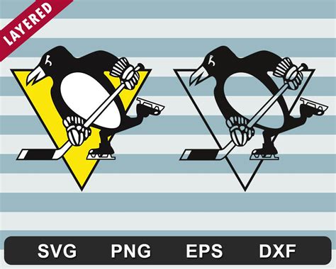 Pittsburgh Penguins logo SVG Hockey NHL logo Digital | Etsy