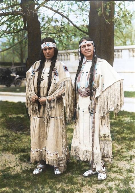 Historical Colorized Pictures Show Native Americans at the White House for Citizenship in the ...