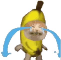 Banana Cat Crying Banana Cat Sticker - Banana cat Crying banana cat - Descubrir y compartir GIFs