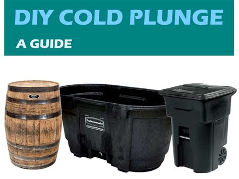 Your Guide to Building 5 DIY Cold Plunge Tubs