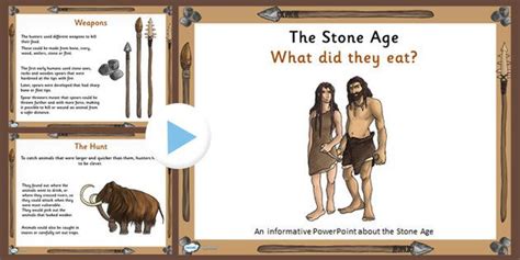 Stone Age Food Lesson Powerpoint Teaching Social Studies Middle School, 6th Grade Social Studies ...