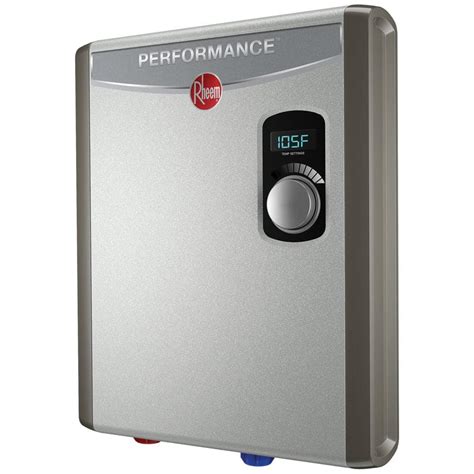 Rheem Performance 18 kW Self-Modulating 3.51 GPM Tankless Electric Water Heater RETEX-18 - The ...