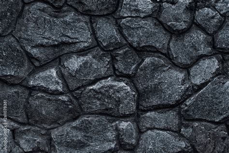 Dark stone wall texture. Cement wall texture background. Black texture dark slate stone ...