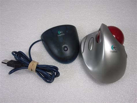 Logitech TrackMan FX Wireless Trackball Mouse, T-RA17 USB | #1791342752