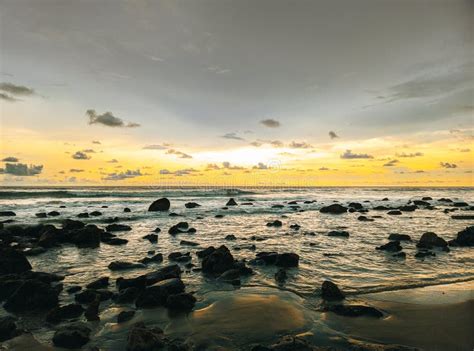 The Sunset View at Inani Beach Cox S Bazar, Chittagong Stock Photo ...