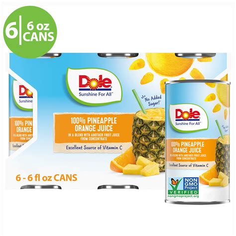 Dole Orange Juice Nutrition Facts | Besto Blog