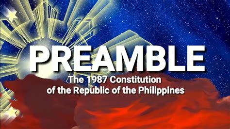 PREAMBLE - The 1987 Constitution of the Republic of the Philippines ...