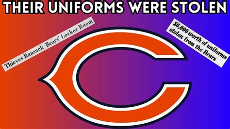 The CRAZIEST UNIFORM CONTROVERSY in Chicago Bears HISTORY | Bears ...