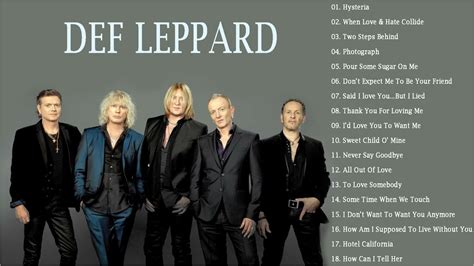 Best Songs Of Def Leppard Full Album | Def Leppard Greatest Hits | Best Slow Rock All Time - YouTube