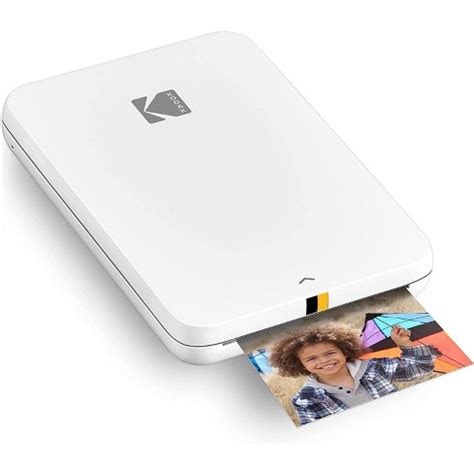 Kodak Step Slim Instant Mobile Photo Printer Wirelessly Print 2x3 Photos On Zink Paper With Ios ...