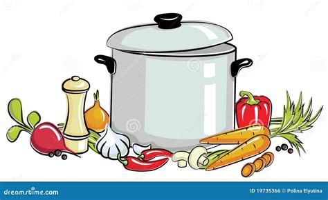 Pot Of Soup Royalty Free Stock Image - Image: 19735366