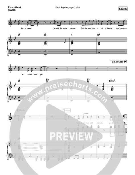 Do It Again Sheet Music PDF (Elevation Worship) - PraiseCharts