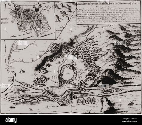 Great Turkish War 1683 - 1699, Siege of Vienna, 14.7 - 12.9.1683, map ...