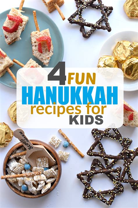 4 FUN Hanukkah recipes for kids - Fork and Beans