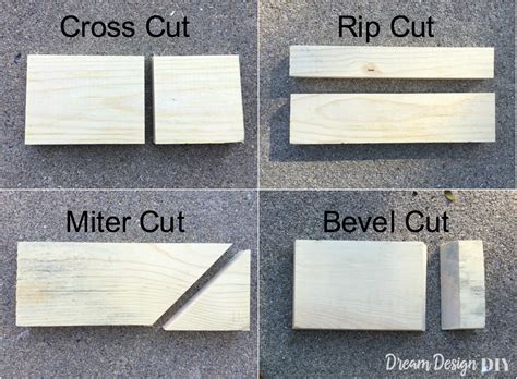 The Four Most Common Ways to Cut Wood - Dream Design DIY