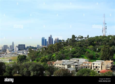 Los Angeles Downtown Skyline Stock Photo - Alamy